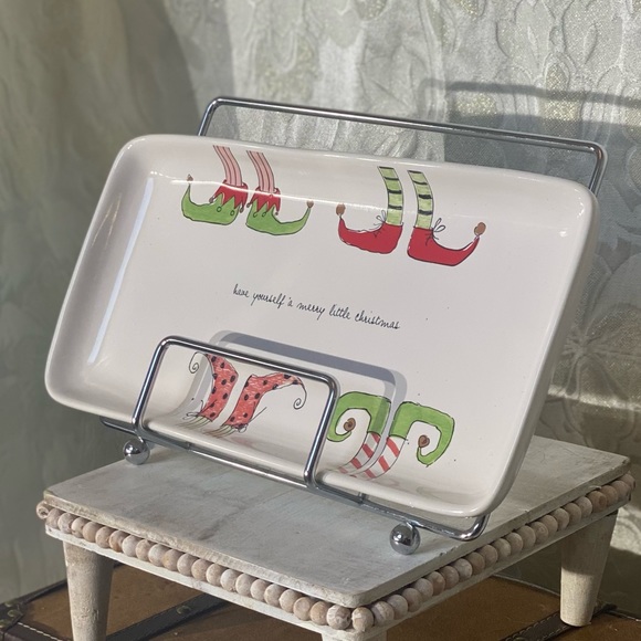 ❤️❤️Rae Dunn "HAVE YOURSELF A MERRY LITTLE CHRISTMAS" Platter - Picture 3 of 3